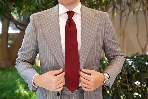 OTAA Solid Color Tie | Formal Neckties for Men | Groomsmen Wedding Ties in Kuwait