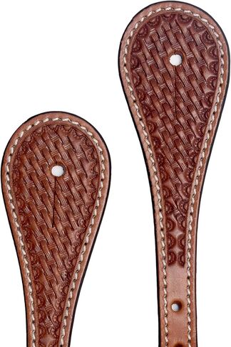 أحزمة جلدية مزخرفة بالسلة لراكبي الخيل | الرجال الغربيون، والنساء، وأشرطة تحفيزية ذات طبقة واحدة قابلة للتعديل in Kuwait