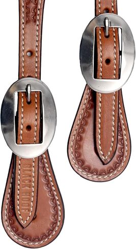 أحزمة جلدية مزخرفة بالسلة لراكبي الخيل | الرجال الغربيون، والنساء، وأشرطة تحفيزية ذات طبقة واحدة قابلة للتعديل in Kuwait