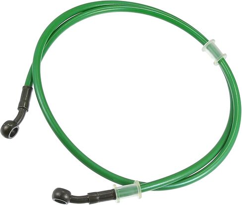 Motoforti 120cm 47.24" Length 10mm ID Motorcycle Hydraulic Brake Line Oil Hose Pipe 28° Stainless Steel Braided Cable for ATV Motocross Sport Bikes Green Long-lasting in Saudi Arabia