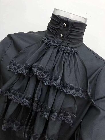 Mens Pirate Vampire Shirt Renaissance Victorian Medieval Gothic Shirt in Kuwait