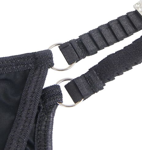 ohyeahlady Women G String Panties Sexy Rhinestone Thongs Plus Size Underwear V String Tangas Lingerie Bikini Briefs S-2XL in Kuwait