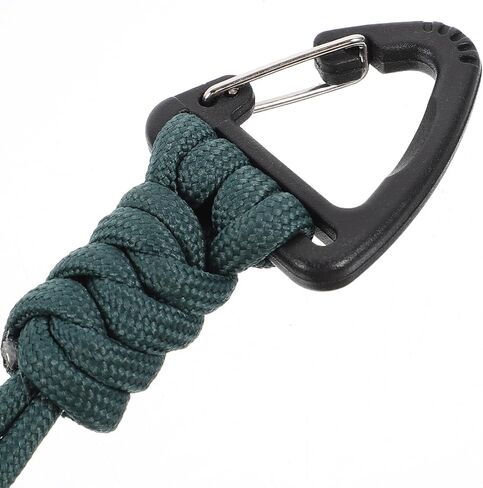 HANABASS 2 قطعة حبل Paracords، حلقة تسلق المفاتيح الحبل شماعات سلسلة المفاتيح الحبل حزام المعصم المظلة حبل D-قفل كيرينغ in Kuwait