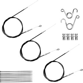 71 inch Go Kart Throttle Cable Kit for Predator 212 196cc GX160 GX200 6.5hp 8252-1390 Engine Manco Dingo ASW Kandi Yerf Dog American Sportworks Go Cart Parts 3 Pack