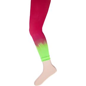 Jefferies Socks Girls 2-6X Dip Dye Footless Tights