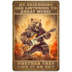 Kumjum. MusicianMetal Tin Sign 8X12 inch Metal Posters Metal Signs Vintage Wall Art for Home Wall Decor Home Office Decoration for Decor Wall Decor Vintage Tin Signs