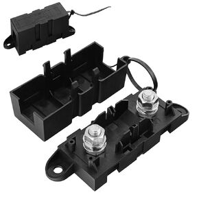 Mega Fuse Holder Pack of 2, AMG MEGA Fuse Holder with Cover, MEGA Car Fuse Holder ANM Automotive MEGA Fuse Holder for Cars, Trucks, Caravans, Buses by XIOGZAXI