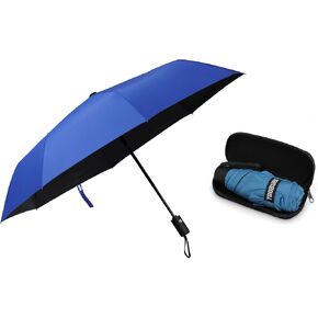 Yoobure Windproof Travel Umbrella & Small Mini Umbrella with Case