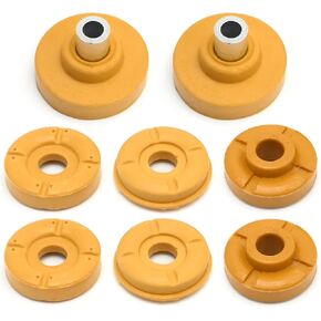 8 Pcs 31336776389 Front Rear Lower Upper Shock Strut Mount Support Bushing, Replacement for BMW X5 E70 X6 E71 2007-2014, Replaces 33526778399 33526778111 3533701 33526776557