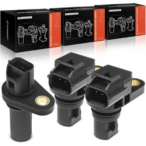 A-Premium 3-PC Engine Camshaft Crankshaft Position Sensors Compatible with Mitsubishi Outlander 2011-2013/2019-2020, Outlander Sport 2011-2020, Lancer 2008-2017, Lancer 2009-2017, 2.0L 2.4L Petrol