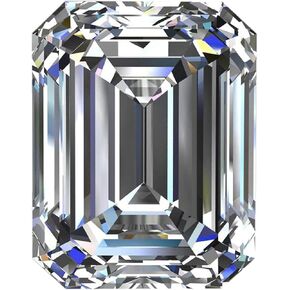 SAVEARTH DIAMONDS Lab Created Moissanite Loose Diamond 6x8MM Emerald Cut Diamonds for Pendant Ring Stud Earring Jewelry Making, (VVS1 Clarity, 1.67Ct)