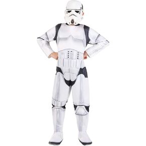 Star Wars Stormtrooper Official Youth Halloween Costume - Premium Quality Padded Jumpsuit with Plastic Mask