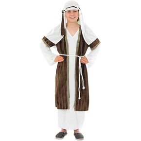 fun shack Boys Shepherd Costume for Kids, Joseph Costume for Boys, Shepherd Boy Outfit, Nativity Dress-Up