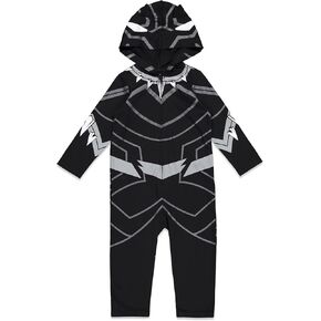 Marvel Avengers Spider-Verse Spider-Man Venom Iron Man Zip Up Cosplay Coverall Newborn to Little Kid