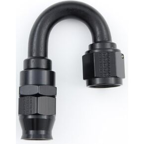 Fragola 681808-BL Black Size (-8) 180° PTFE Hose Fitting