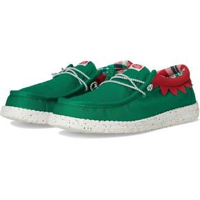 مرحبًا يا صديقي، للرجال، Wally Holiday Elf، أخضر/أحمر، 8، متوسط
