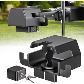 Trailer Lock, Heavy-Duty Anti-Theft Trailer Hitch Locks, Fit for 2" and 2-5/16" Couplers, Ultra-Thick Steel with Pry &Rust-Resistant Lock Core Trailer Coupler Lock for Travel Trailers Boats Trucks Rv