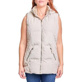 Royalty For Me Womens Ymi Jeans Women's Faux Fur Puffer Vest