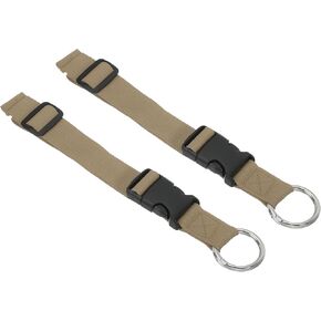 PATIKIL Add A Bag Luggage Straps, 2 Pcs Adjustable Suitcase Belt, Travel Accessories Plastic Buckle for Connecting Your Luggage Jacket, Red