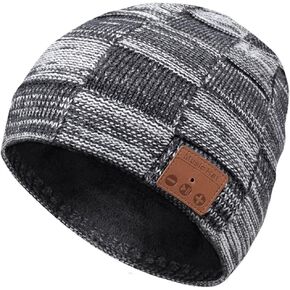 HANPURE Gifts for Men Bluetooth Beanie Hat - Christmas Stocking Stuffers for Men Birthday Gift for Dad Husband Gadgets Cap