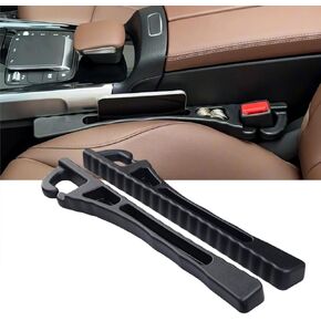 Aimery Car Seat Gap Filler Organizer, Universal Fit for Cars, Trucks, SUVs, Stops Keys, Phones, Coins, Great for Commutes, Families, Black, 2 Pack, Car Accessories