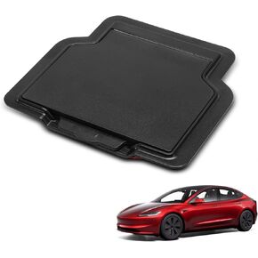 YHTAUTO Behind Screen Storage Tray Fit 2024 2025 Tesla Model 3 Highland, Screen Storage Box Non-Slip TPE Tissue Sunglass Holder for Car Dashboard Hidden Tray Interior Accessories 1PC