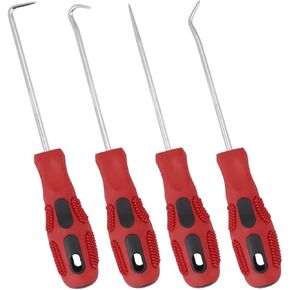 مجموعة أدوات ربط السيارات الدقيقة مكونة من 4 قطع لختم الزيت التلقائي/حشية الختم الدائرية، مجموعة صغيرة للالتقاط والخطاف، مزيل سحب الخطاف لأدوات إصلاح السيارات والإلكترونيات in Kuwait