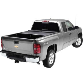 Roll-N-Lock LG207M Locking Retractable M-Series Truck Bed Tonneau Cover for 2007-2013 Silverado & Sierra | Fits 6.6' Bed , Black