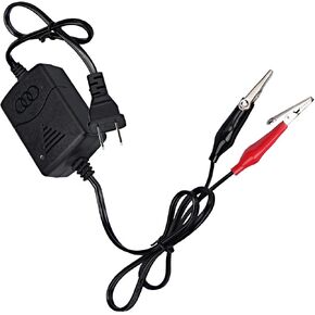 12V 1300mA Sealed Lead Acid (SLA) Smart Battery Charger Maintainer, Automatic Car Charger Maintainer for RV, ATV, Boat, Motorcycle Battery Trickle Charger with Short Circuit Protection