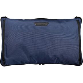 Closet Bag |Ultra Navy|Garment Travel Bag w/Shoulder and Backpack Straps | Fast & Easy Packing, No Need to Fold | Up to 10 hangars and pair of shoes |Nylon and Italian Leather