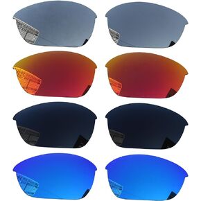 4 أزواج من العدسات المستقطبة البديلة من Acefrog لنظارات Oakley Half Jacket 2.0 OO9144 الشمسية، مناسبة تمامًا، مقاومة للصدمات، مضادة للخدش، عبوة اقتصادية
