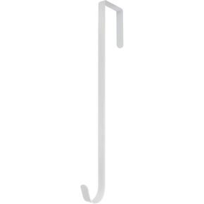 15 Inches Heavy Duty Wreath Hanger for Front Door Door Large Wreath Hanger Christmas Wreaths Decorative Hook Premium Sturdy Metal White