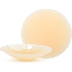 Nipple Covers Stickers, Reusable Sticky Adhesive Silicone Nipple Pasties Bras for Women Breast Petals with Travel Case