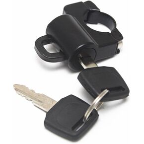 E-Bro® Universal Helmet Lock for 7/8" 22-25mm Handlebar Tubing (Chrome)