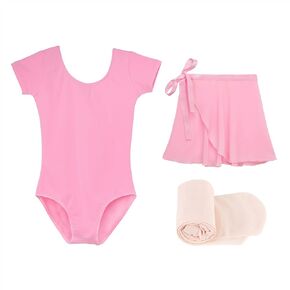American Trends Leotards for Girls Toddler Leotard Ballet Short Sleeve Girls Dance Outfit Ballet Dress