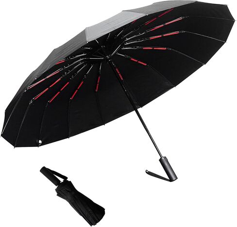 Luwint Strong Windproof Automatic Folding Portable Travel Umbrella for Wind Resistant, Rain, UV Protection in Kuwait