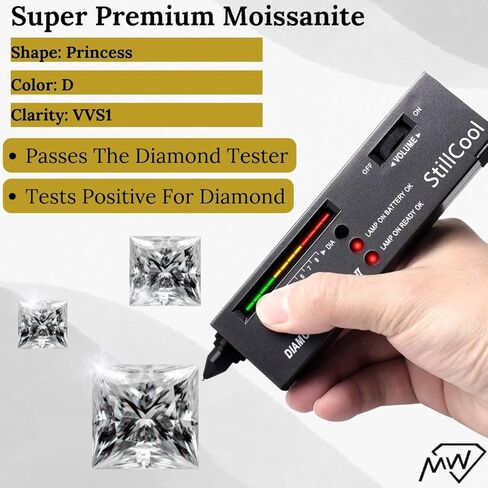 أحجار كريمة مويسانيتي فضفاضة، وضوح D Color VVS1 مع شهادة GRA لصنع المجوهرات - حجر كريم أنيق - مثالي لخاتم الخطوبة، والقرط، والسوار، وهدايا عيد الحب in Kuwait
