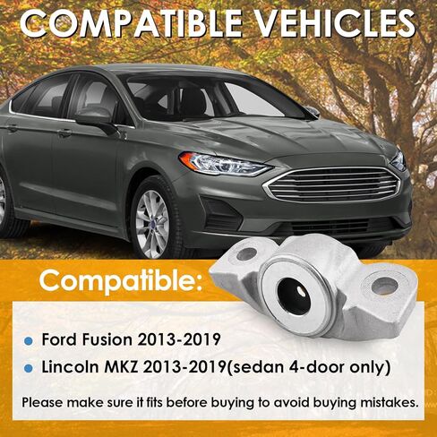 2 قطعة دعامات تعليق علوية خلفية متوافقة مع Ford Fusion 2013-2019، Lincoln MKZ 2013-2019، تحل محل # DG9Z-18A161-C in Kuwait