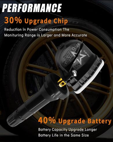 4 قطع 13598771 TPMS مناسب لـ: -GMC Acadia Savana Sierra Yukon لـ: -Chevy Cruze Silverado Impala Tahoe Traverse Suburban لـ: -Buick لـ: -Cadillac ATS CTS Lacrosse Enclave 315 ميجا هرتز in Saudi Arabia