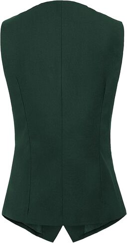 GRACE KARIN Women's V-Neck Slim Fit Office Bottoned Dressy Suit Vest Waistcoats in Saudi Arabia