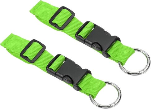PATIKIL Add A Bag Luggage Straps, 2 Pcs Adjustable Suitcase Belt, Travel Accessories Plastic Buckle for Connecting Your Luggage Jacket, Red in Saudi Arabia