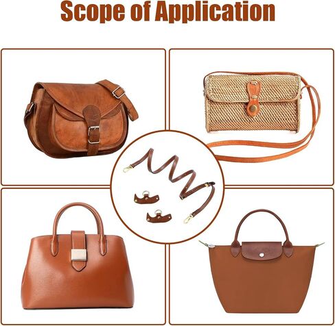 حزام حقيبة Longchamp Mini، حزام متوافق مع Longchamp، حزام Longchamp Crossbody، حزام كتف من الجلد الطبيعي مع محول خالٍ من اللكمات، حزام بديل قابل للتعديل in Saudi Arabia