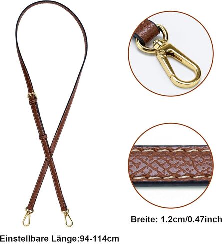 حزام حقيبة Longchamp Mini، حزام متوافق مع Longchamp، حزام Longchamp Crossbody، حزام كتف من الجلد الطبيعي مع محول خالٍ من اللكمات، حزام بديل قابل للتعديل in Saudi Arabia