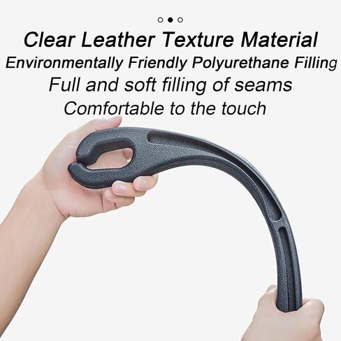 2PCS Car Seat Gap Filler，Gap Stopper Fill Gap Between Seat and Console，Built-in Recessed Storage Organizer，Universal for Most Cars Trucks SUVs to Stop Things from Dropping（Black） in Saudi Arabia