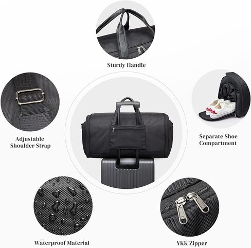 حقيبة ملابس قابلة للتحويل مع حقيبة ملابس للسفر in Kuwait