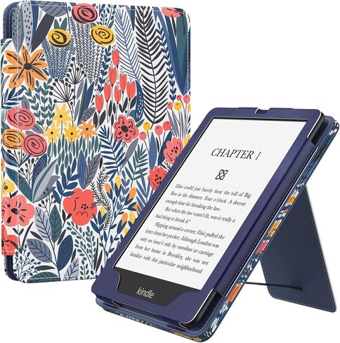 حافظة MoKo لجهاز Kindle Paperwhite بحجم 6.8 بوصة (الجيل الحادي عشر - 2021) وإصدار Kindle Paperwhite المميز، حافظة غطاء نحيفة من البولي يوريثان مع خاصية التنبيه/السكون التلقائي لجهاز Kindle Paperwhite 2021، وردي ربيعي in Kuwait