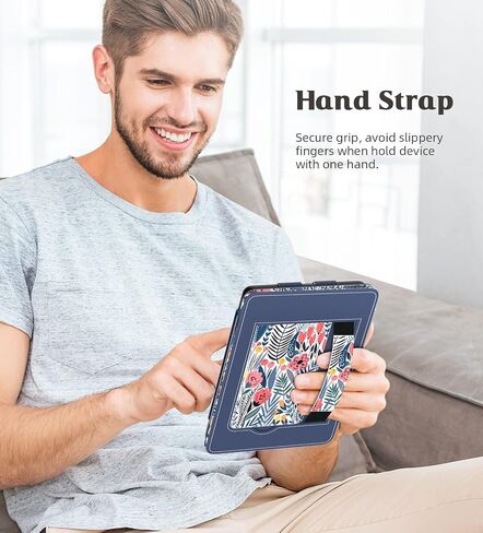 حافظة MoKo لجهاز Kindle Paperwhite بحجم 6.8 بوصة (الجيل الحادي عشر - 2021) وإصدار Kindle Paperwhite المميز، حافظة غطاء نحيفة من البولي يوريثان مع خاصية التنبيه/السكون التلقائي لجهاز Kindle Paperwhite 2021، وردي ربيعي in Kuwait