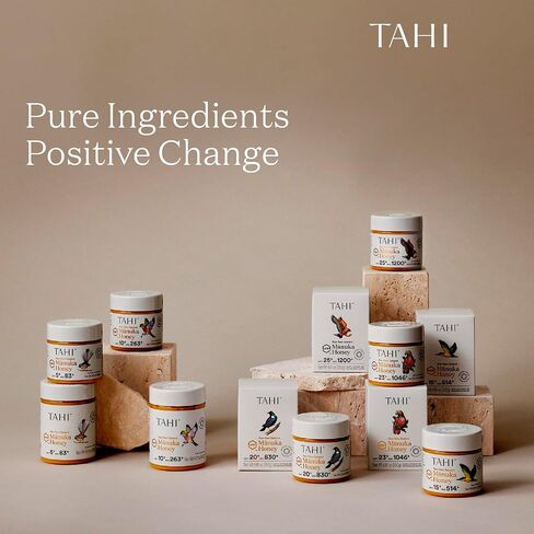 Tahi 100% Pure New Zealand Manuka Honey Lozenges UMF 8+ (MGO 182+) Manuka Honey Drops For Sore Throat Relief & Immune support - Healthy Lozenges made of raw Honey - No Added Sugar - Pack of 8 in Saudi Arabia