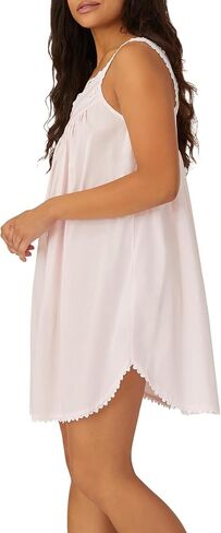 ثوب نوم Eileen West Queen Anne's Lace Heirloom Dream Chemise للنساء، 100% قطن فينيس دانتيل ودبابيس، طول 86.36 سم in Kuwait