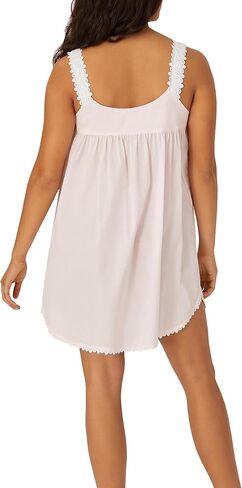 ثوب نوم Eileen West Queen Anne's Lace Heirloom Dream Chemise للنساء، 100% قطن فينيس دانتيل ودبابيس، طول 86.36 سم in Kuwait